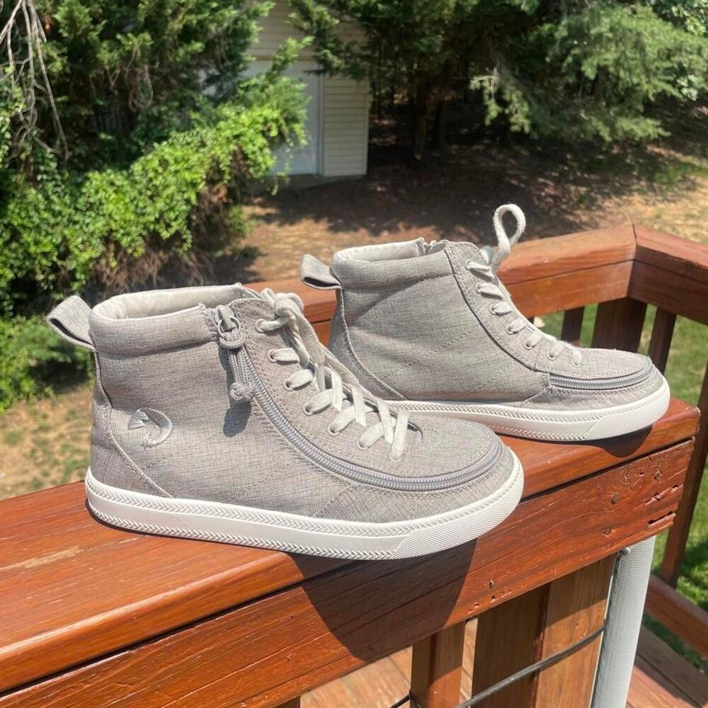 Billy Footwear Grey High Top Support Sneakers
